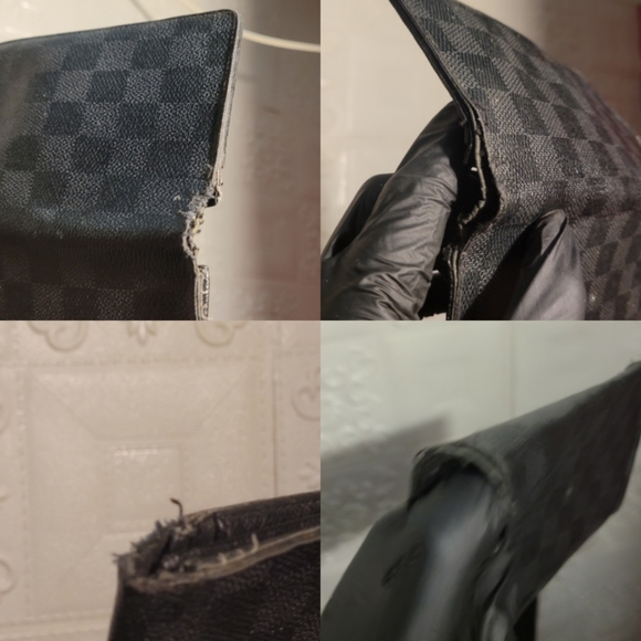 Louis Vuitton Damier Graphite Canvas Brazza Wallet Authentic Unisex - Picture 8 of 12